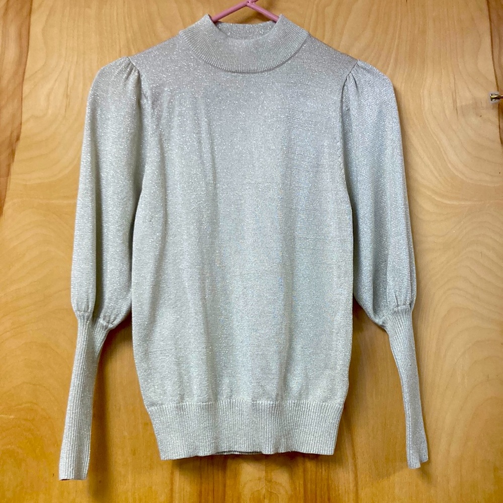 STOP brand top, Cream colored, Small